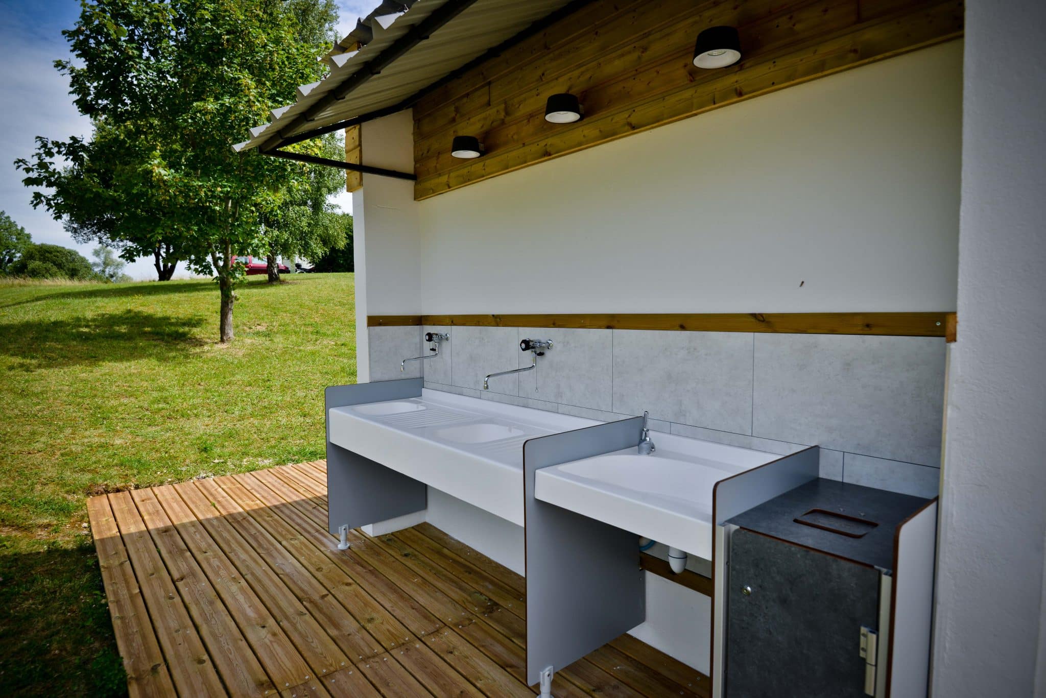 The sanitary facilities